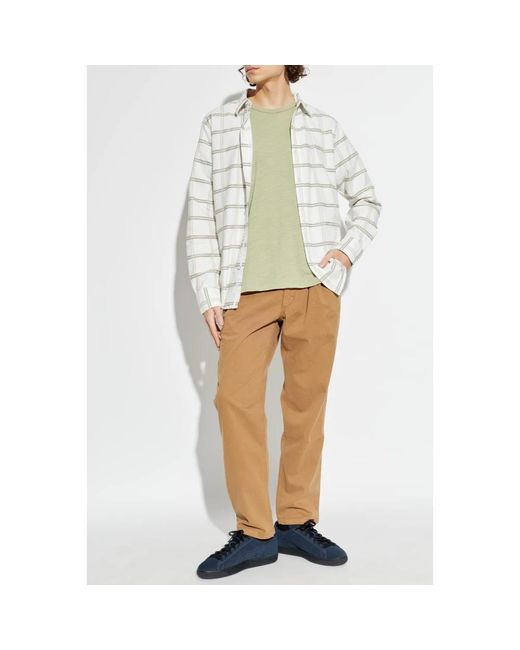 Rag & Bone Tops ,Groen ,Katoen Classic Flame Tee in het Green voor heren