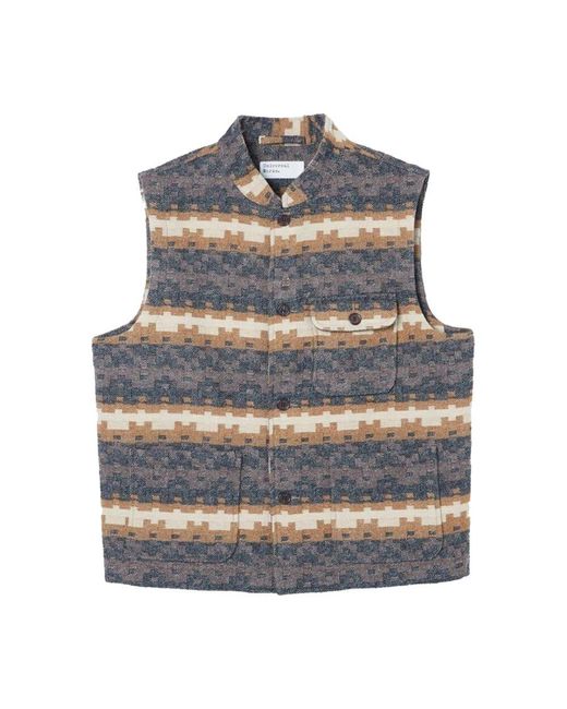Universal Works Battleman Weste in Gray für Herren