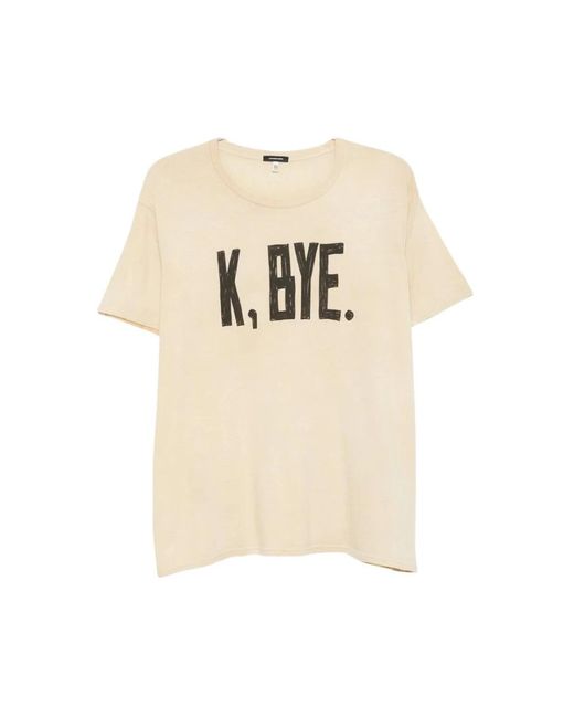 R13 Natural K Bye Boy T-Shirt for men