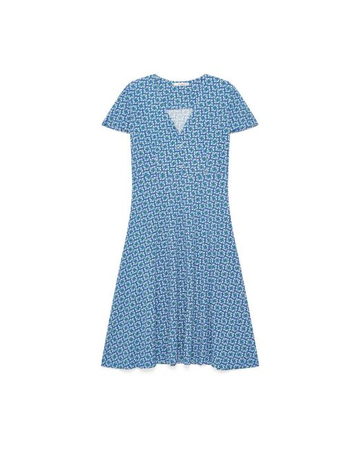 Maliparmi Blue Short Dresses