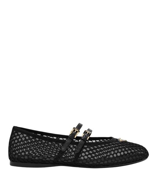 Prada Mesh Ballerina in het Black