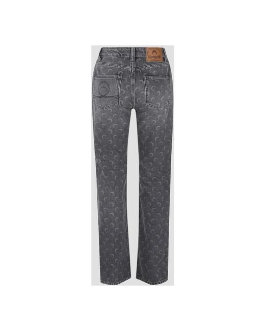 Straight Jeans di MARINE SERRE in Gray