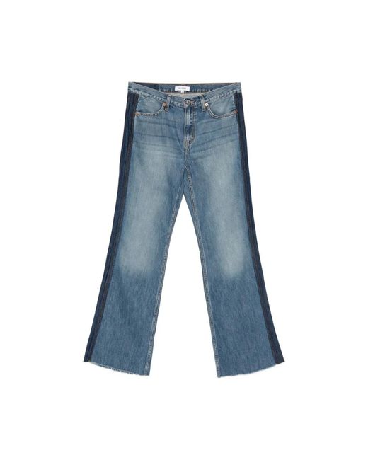 Re/done Blue Flared Jeans
