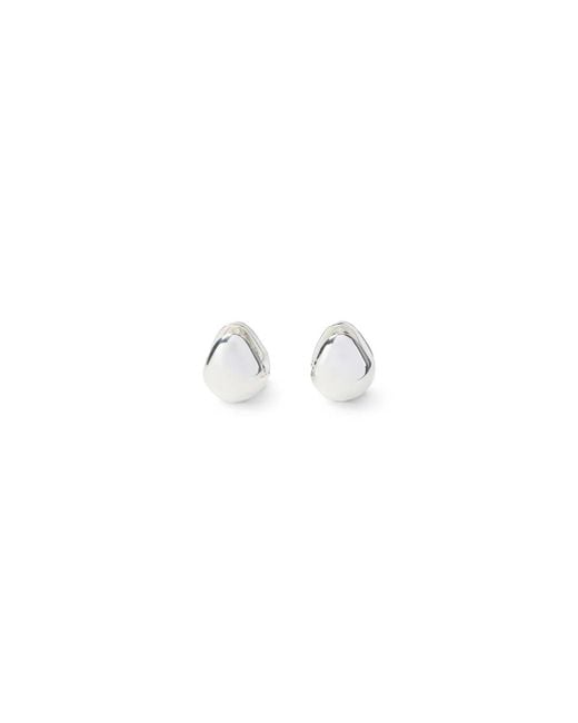 Phoebe Philo White Earrings