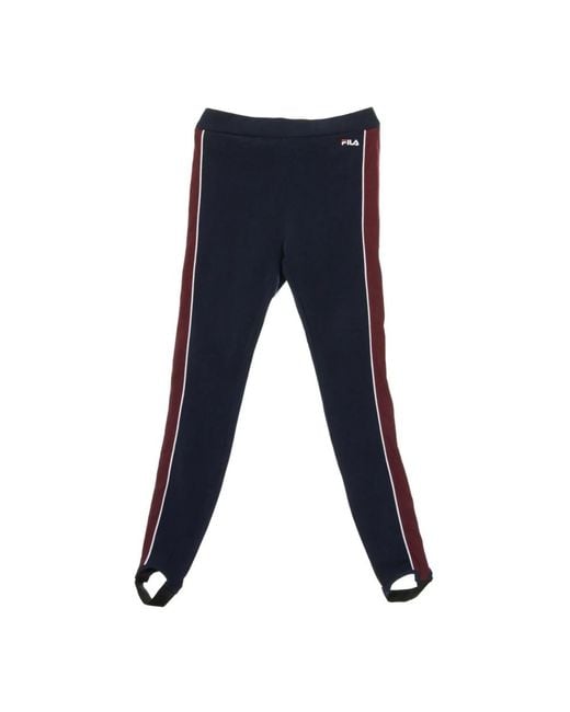 Fila Fitness ,Zwart ,Zwarte Iris Track Pants in het Blue