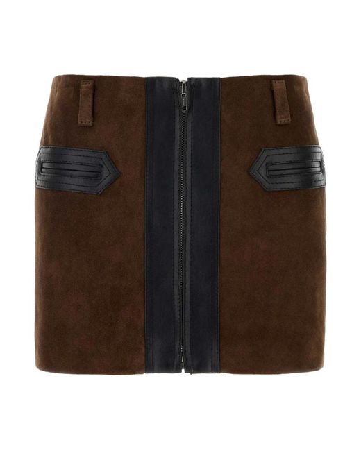 Marni Brown Short Skirts