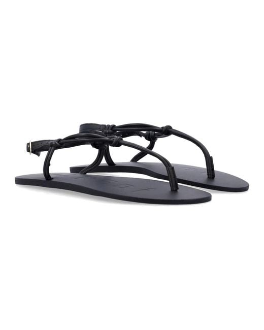 Manebí Blue Flat Sandals