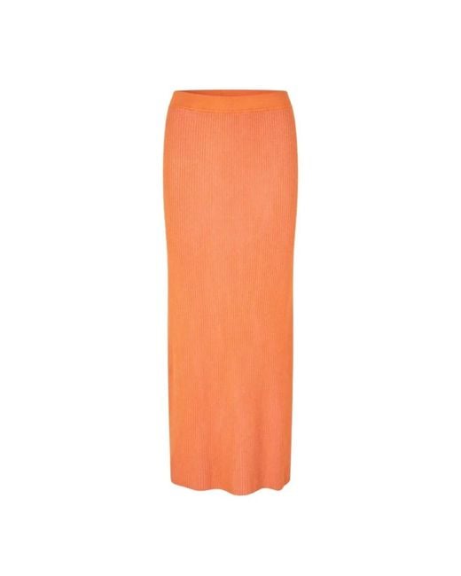 Maxi Skirts di Samsøe & Samsøe in Orange