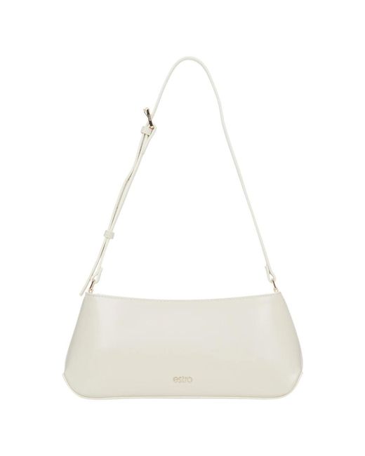 ESTRO White Shoulder Bags