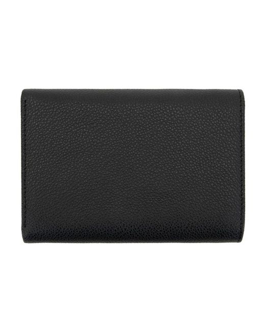 Tosca Blu Accessoires ,Zwart ,Leer Leren Damesportemonnee Met Bankbiljetvak in het Black
