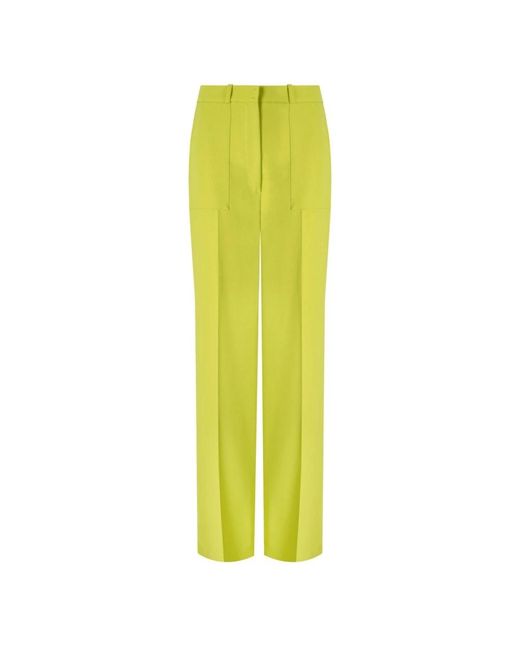 Wide Trousers di Elisabetta Franchi in Yellow