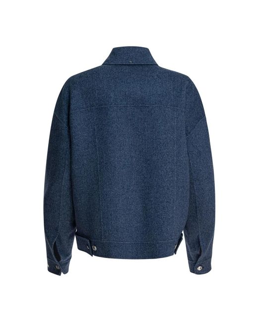 Sportmax Blue Light Jackets