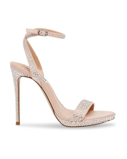 High Heel Sandals Steve Madden de color White