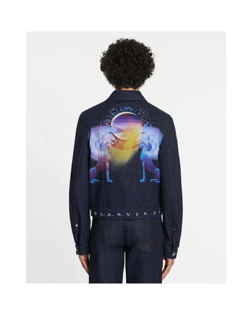 Light Jackets Lanvin de hombre de color Blue