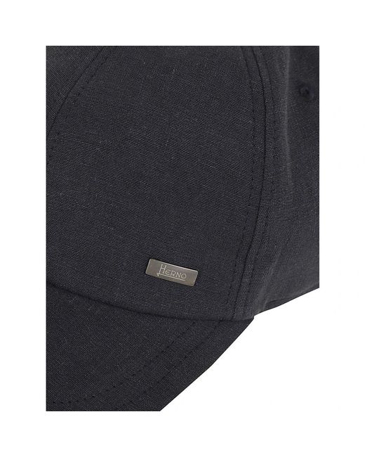 Caps di Herno in Blue da Uomo