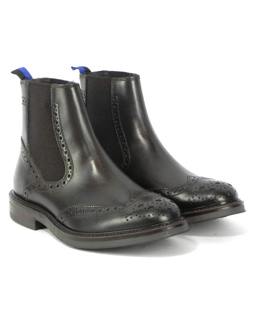 Marco Ferretti Chelsea Boots in Black für Herren