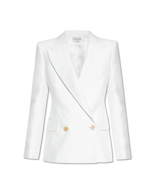 McQueen White Blazers