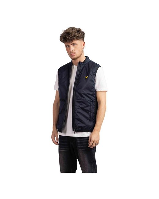 Lyle & Scott Blue Vests for men