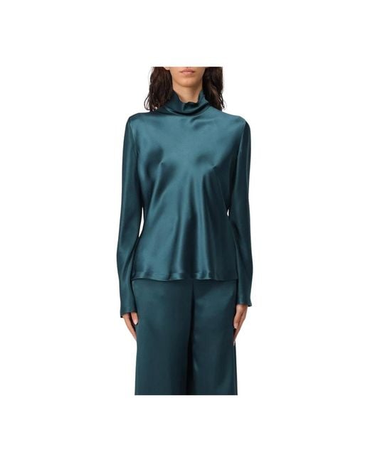 Giorgio Armani Blue Blouses