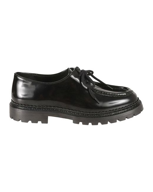 Saint Laurent Black Laced Shoes for men