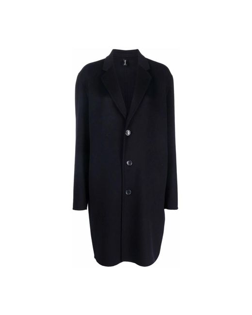 Paltò Blue Single-Breasted Coats for men