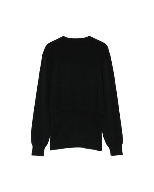 Karl Lagerfeld Truien & Vesten ,Zwart ,Cardigan Met Knopen in het Black