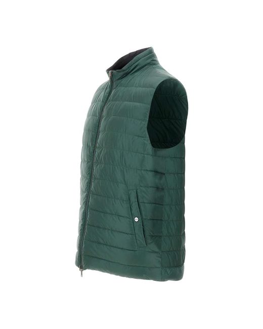 Vests di Herno in Green da Uomo