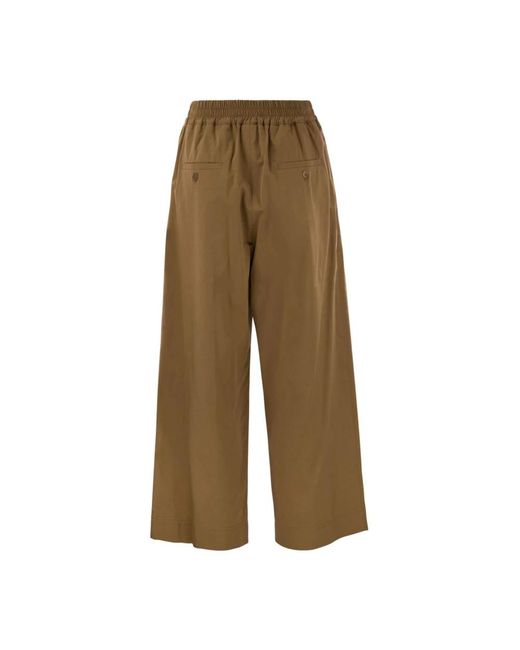 Trousers > wide trousers Weekend by Maxmara en coloris Natural