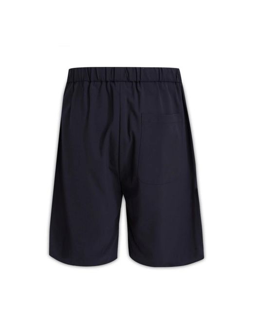 Brian Dales Blue Casual Shorts for men