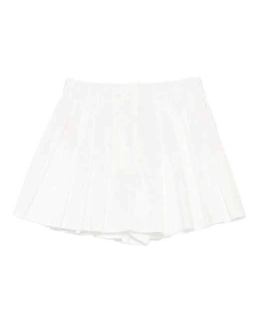Jucca White Short Skirts