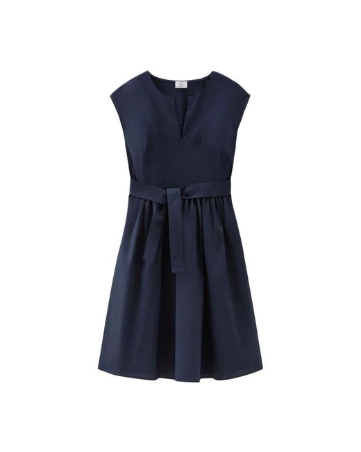 Woolrich Blue Mini Dress