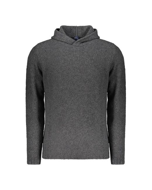 Fedeli Hoodies & Sweatvesten ,Grijs ,Kasjmier Grijze Hoodie in het Gray voor heren
