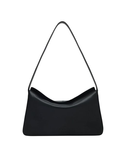 Aesther Ekme Black Weiche Baguette Schultertasche