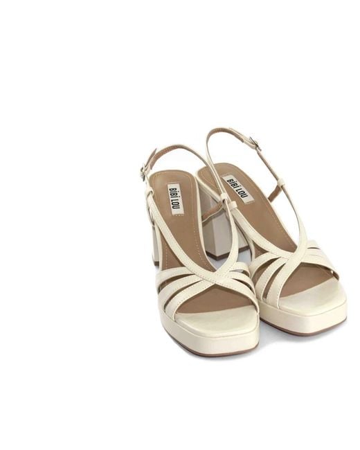 Bibi Lou Metallic High Heel Sandals