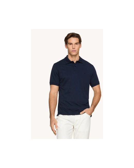 Dondup Tops ,Blauw ,Katoen Regular Polo in het Blue voor heren