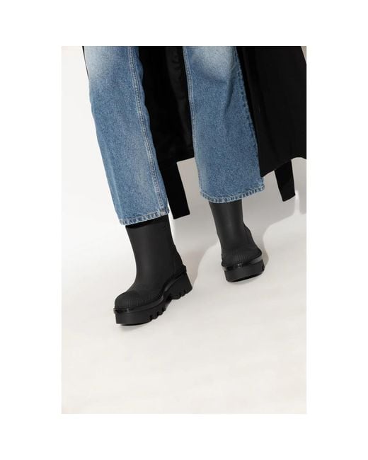 Chloé Black Wellies