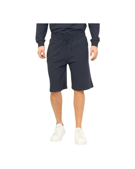 Bikkembergs Blue Casual Shorts for men