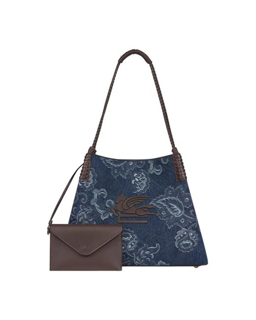 Etro Blue Shopping Bags