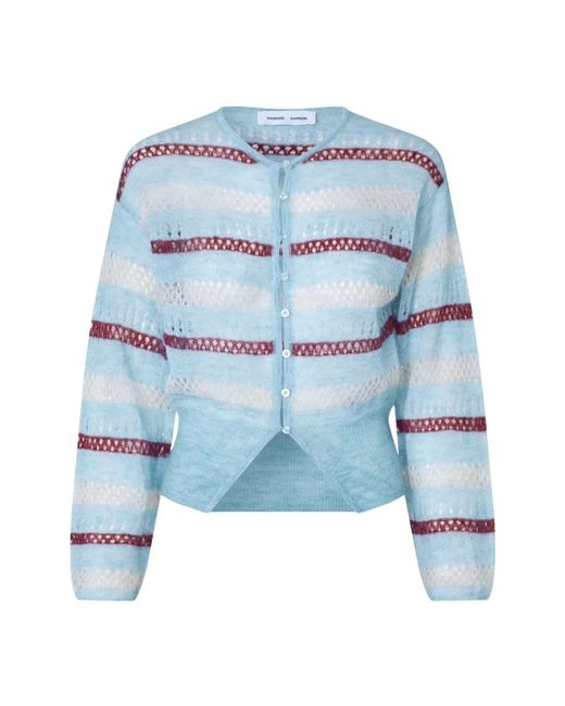 Cardigans Samsøe & Samsøe en coloris Blue