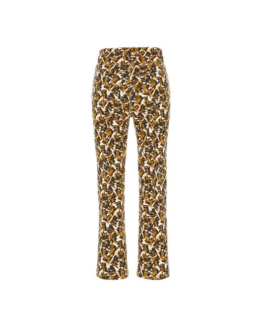 Trousers > slim-fit trousers Weekend by Maxmara en coloris Metallic