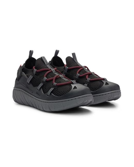 HUGO Black Sneakers for men