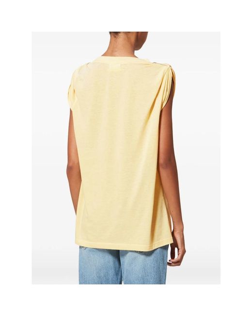 Isabel Marant Zelna Top in het Yellow