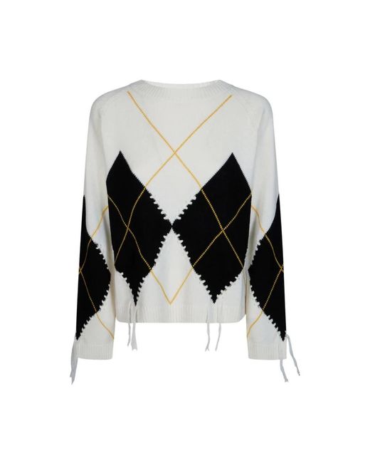 Pinko Black Round-Neck Knitwear