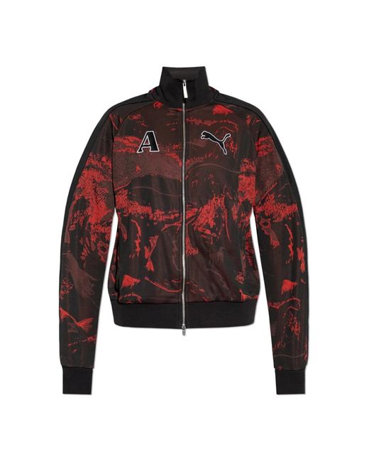 PUMA T7 Track Jacket in het Red voor heren