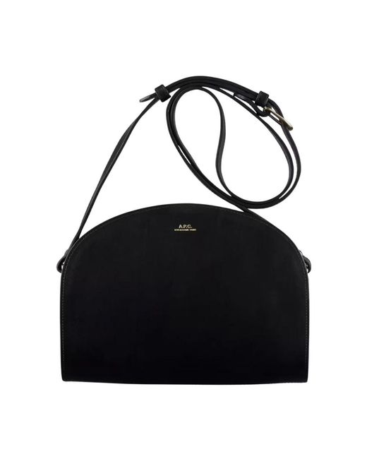 A.P.C. Black Shoulder Bags