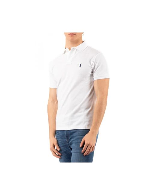 Ralph Lauren White Polo Shirts for men