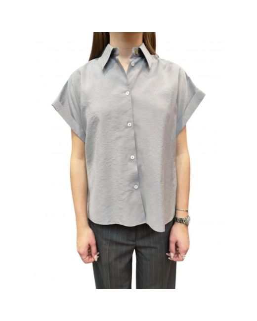 Camisa gris de viscosa de manga corta Paul Smith de color Gray