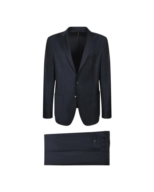 Single Breasted Suits Dell'Oglio de hombre de color Blue