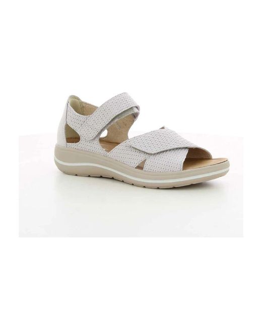 Flat Sandals di Hartjes in White