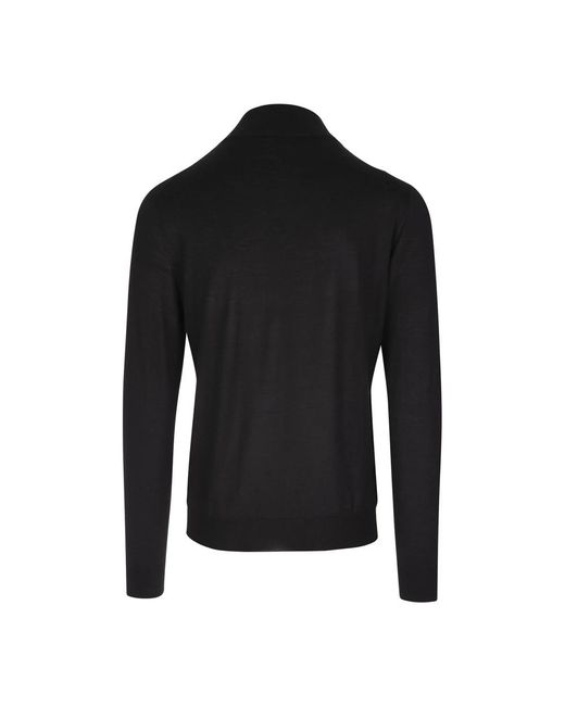 Fedeli Black Turtlenecks for men